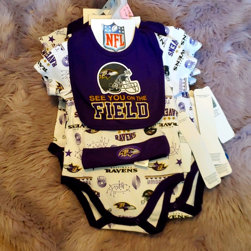 BALTIMORE RAVENS 3PC SET